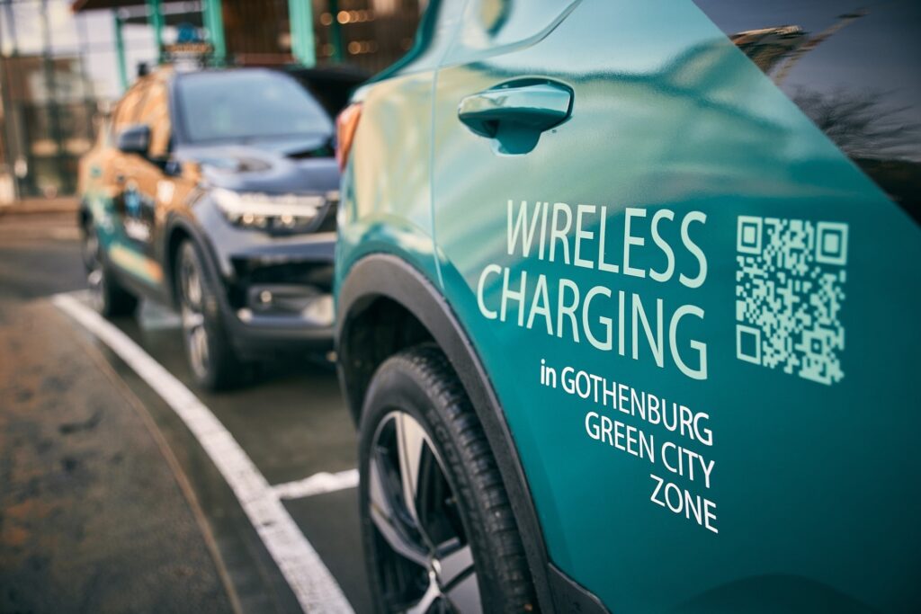 Volvo Cars tests new wireless charging technology in Gothenburg