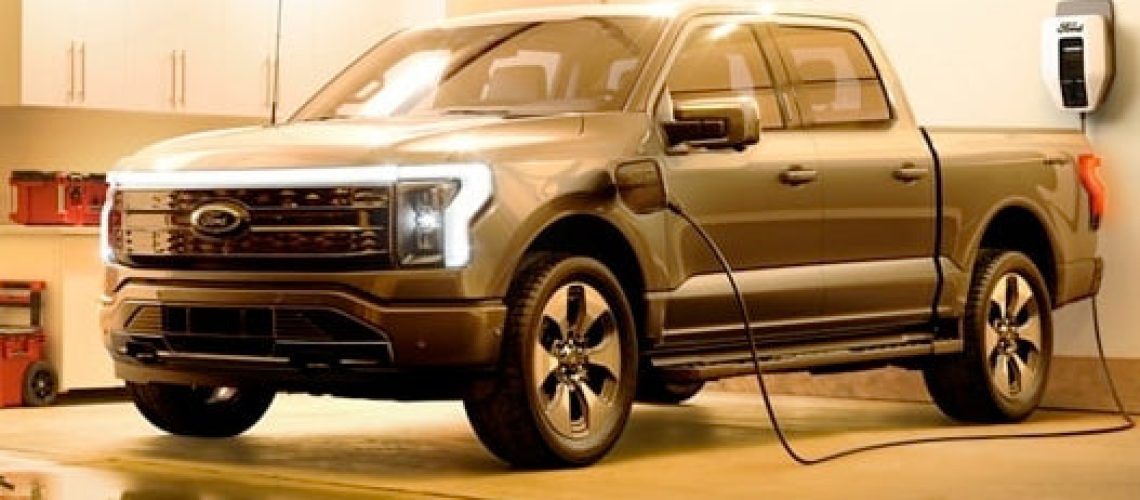 Ford F-150 Lightning with Charge Station Pro